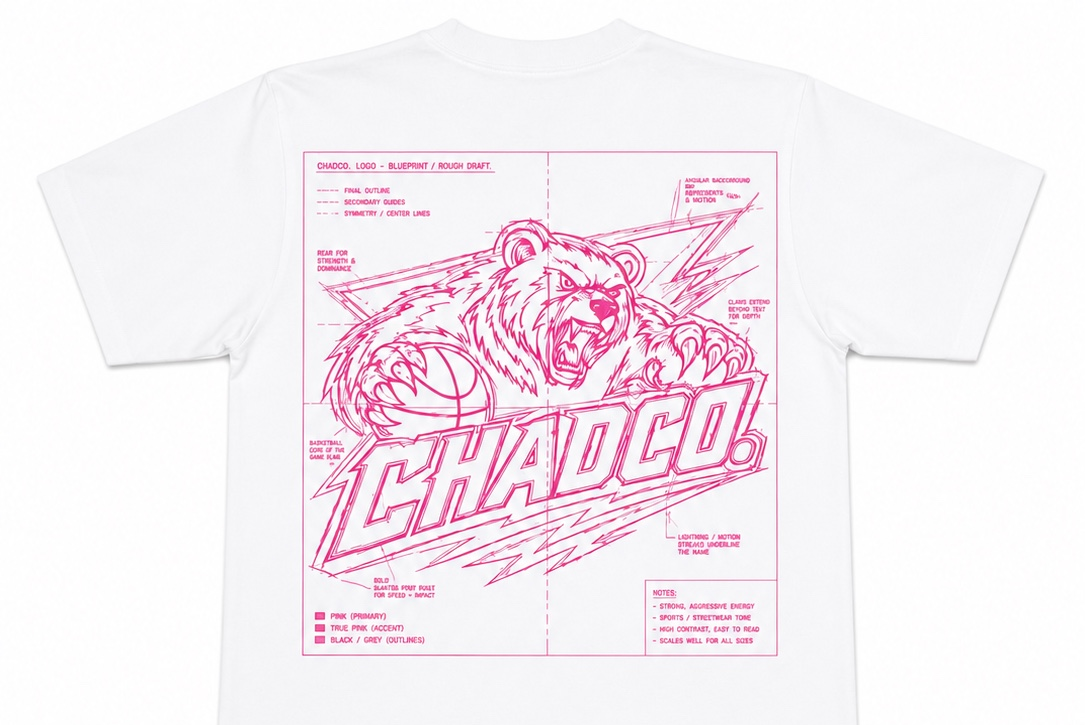 “The Blueprint” Tee White